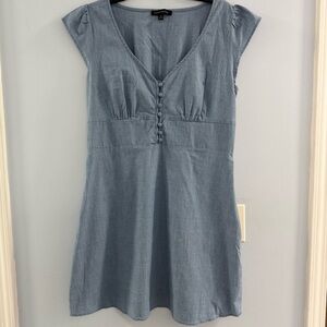 Like New Banana Republic Light Blue Mini “Jean”  Dress